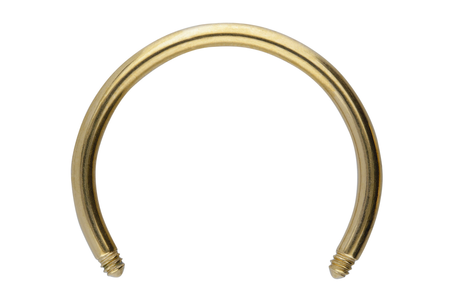 Titan Hufeisenring Piercing ohne Kugel